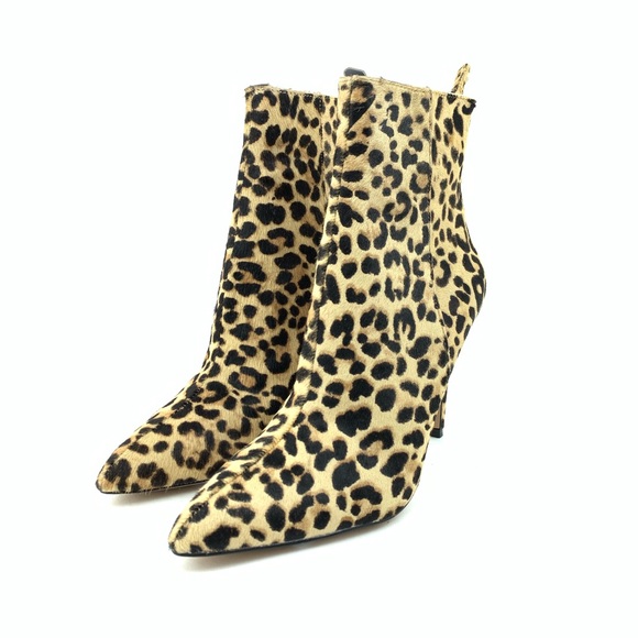 Steve Madden Carey Leopard Pointy Boot - Picture 3 of 8